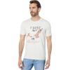 Lucky Brand Men’s Short Sleeve Lost My a in Las Vegas Graphic Tee(Whitecap Gray)