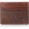 Lucky Brand Men’s Slim Wallet Case | Id Window | Card Slot | Minimalist Design | Lightweight | Leather(Leather Western – Brown)