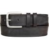 Lucky Brand Men’s Stitched Leather Belt | Classic | Casual | Dress | Everyday | Western | Genuine Leather | Metal Buckle(Triple Needle Stitch – Black)