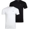 Lucky Brand Men’s T-Shirts – Classic Fit Short Sleeve Crewneck Mens Shirts – Soft Stretch Casual Undershirts for Men (S-XL)(White/Jet Black)