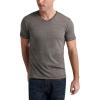 Lucky Brand Men’s Venice Burnout V Neck Tee(Jet Black)