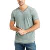 Lucky Brand Men’s Venice Burnout V Neck Tee(Laurel Wreath)