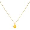 Lucky Brand Real Gold Plated Teardrop Necklace
