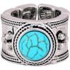 Lucky Brand Single Howlite Stone Statement Ring – Size 7