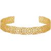 Lucky Brand Trendy Filigree Pattern Textured Surface Open Bangle