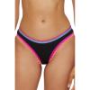 Lucky Brand Women’s Avila Hipster Bikini Bottom, Cheeky Coverage, Swimwear Separates(Black)