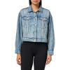 Lucky Brand Women’s Barrel Sleeve Trucker(Electric Guitar Wash)