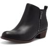 Lucky Brand Women’s Basel Ankle Bootie(Black/Black)