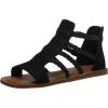 Lucky Brand Women’s Biretta Flat Sandal(Black)