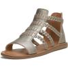 Lucky Brand Women’s Biretta Flat Sandal(Pewter)