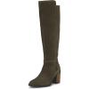 Lucky Brand Women’s Bonnay Extra Wide Calf Knee High Boot(Khaki Extra Wide Calf)