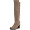 Lucky Brand Women’s Bonnay Extra Wide Calf Knee High Boot(Mink Extra Wide Calf)
