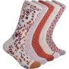 Lucky Brand Women’s Crew Socks 5Pack(Oatmeal Heather)