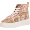 Lucky Brand Women’s Curla Crochet Platform Sneaker(Pastel Multi)