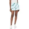 Lucky Brand Women’s Drawstring Waist Active Short(Blue Sage Tye Dye)