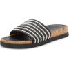 Lucky Brand Women’s Dylina Flat Sandal(Black Raffia)