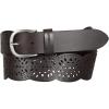 Lucky Brand Women’s Embroidered Leather Belt | Stylish | Classic | Western-Inspired | American Heritage | Jean | Pant(Perforated Leather – Brown)