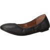 Lucky Brand Women’s Emmie Ballet Flat(Black Leather1)
