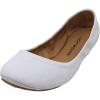 Lucky Brand Women’s Emmie Ballet Flat(Bright White)