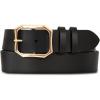 Lucky Brand Women’s Fashion Leather Belt | Stylish | Trend | Classic | Modern | Jean | Pant | Skirt | Dress(High Shine – Black)