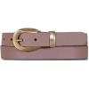 Lucky Brand Women’s Fashion Leather Belt | Stylish | Trend | Classic | Modern | Jean | Pant | Skirt | Dress(Sculpted Buckle – Blush Pink)