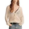 Lucky Brand Women’s Half Stitch Cardi(Tofu)