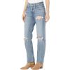 Lucky Brand Women’s High Rise Zoe Straight Jean(Saturn Dest)