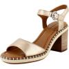 Lucky Brand Women’s Jennyl Heeled Sandal(Stardust)