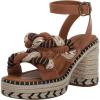Lucky Brand Women’s Jewelly Heeled Sandal(Natural Multi)