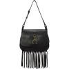 Lucky Brand Women’s Kate Leather Shoulder(Black)