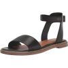 Lucky Brand Women’s Kimaya Flat Sandal(Black)