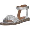 Lucky Brand Women’s Kimaya Flat Sandal(Silver)