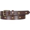 Lucky Brand Women’s Leather Belt | Leather | Trend | Stylish | Classic | Modern | Jeans | Pants | Skirt | Dress(Domed Studded – Brown)