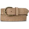 Lucky Brand Women’s Leather Belt | Leather | Trend | Stylish | Classic | Modern | Jeans | Pants | Skirt | Dress(Paisley Embossed – Brown)