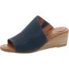 Lucky Brand Women’s Malenka Wedge Sandal(Light Blue)