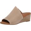 Lucky Brand Women’s Malenka Wedge Sandal(Smoke Grey)