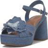 Lucky Brand Women’s Marrika Heeled Sandal(Denim)