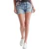 Lucky Brand Women’s Mid Rise Boy Short(Fog)