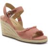 Lucky Brand Women’s Mindra Espadrille Wedge Sandal(Coral)