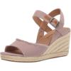 Lucky Brand Women’s Mindra Espadrille Wedge Sandal(Dove)