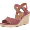 Lucky Brand Women’s Mindra Espadrille Wedge Sandal(Mauve)