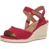 Lucky Brand Women’s Mindra Espadrille Wedge Sandal(Sb Red)
