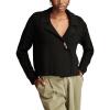 Lucky Brand Women’s Mixed Yarn OTT(Dark Black)