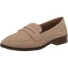Lucky Brand Women’s Parmin Heeled Loafer Flat(Cannellini)