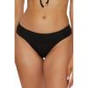 Lucky Brand Womens Sea of Love Shirred Hipster Bikini Bottom, Cheeky Coverage, Swimwear Separates for Women(Black)