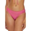 Lucky Brand Womens Sea of Love Shirred Hipster Bikini Bottom, Cheeky Coverage, Swimwear Separates for Women(Pinkie)