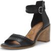 Lucky Brand Women’s Shivona Heeled Sandal(Black)