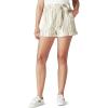 Lucky Brand Women’s Striped Paperbag Shorts(Tan Stripe)