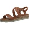 Lucky Brand Women’s Trianna Wedge Sandal(Adobe Brown)