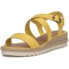 Lucky Brand Women’s Trianna Wedge Sandal(Gold Rush)